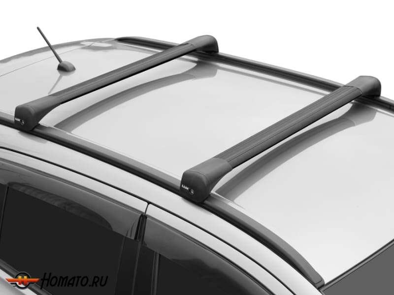 Багажник для Suzuki SX4 2014+/2017+ | на штатные низкие рейлинги | LUX Bridge
