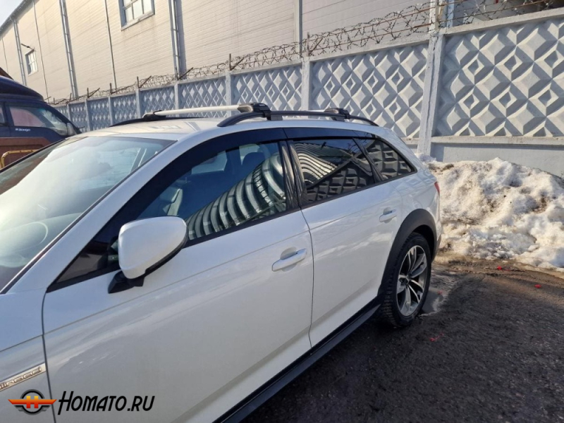 Дефлекторы Ауди А4 Б9 2015+ универсал / Allroad | из 6 частей, премиум, плоские, 2D