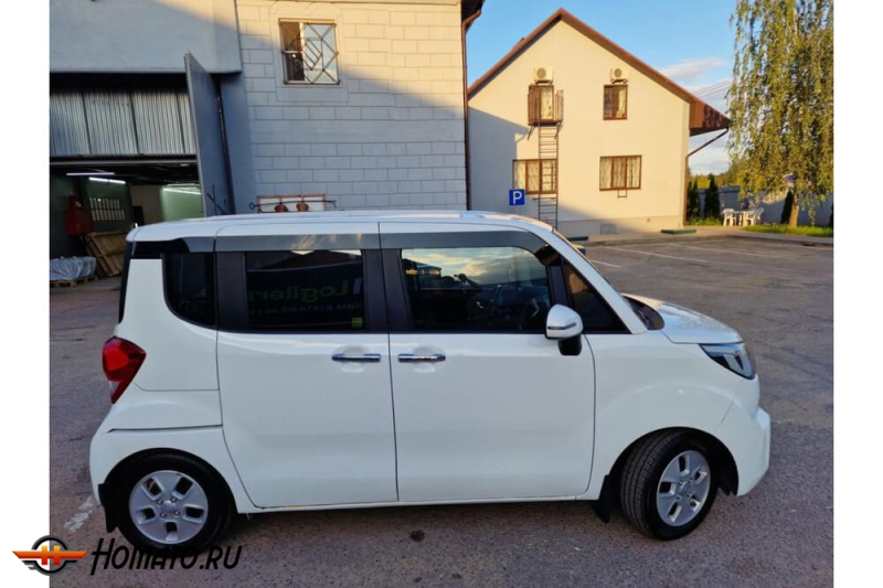 Дефлекторы Kia Ray 2011+/2018+/2022+ | из 6 частей, премиум, плоские, 2D