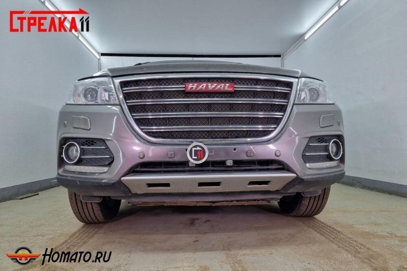 Зимняя защита радиатора Haval H6 2013-2020 | на стяжках