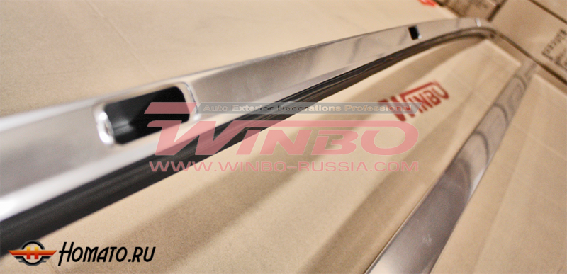 Рейлинги для Тойота Прадо 150 09+/13+/17+ | Lexus-style, серебристые
