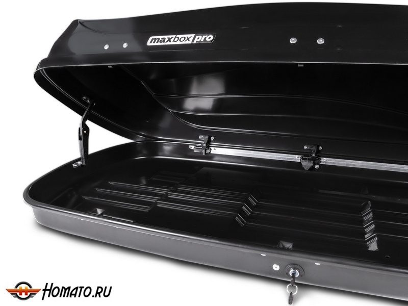 Автобокс MaxBox PRO 520 л | 196x80x43 см, двусторонний