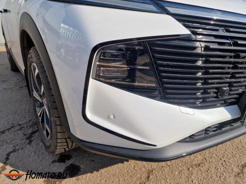 Накладки на передний бампер для Haval F7 2 2024+ | 2 штуки, декор