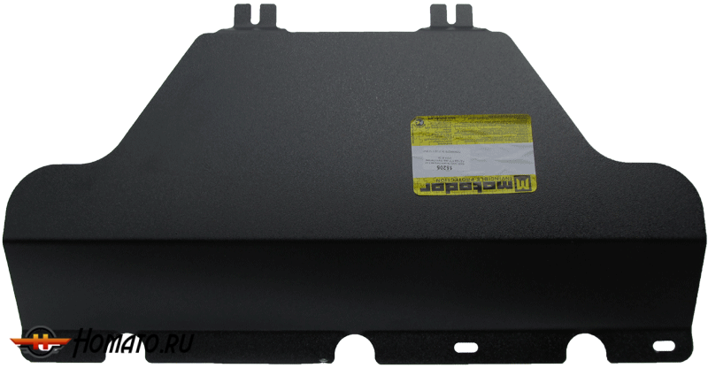 Защита картера Jeep Grand Cherokee IV 2010-2013 | двигатель + передний дифференциал + КПП + радиатор, 3 мм, сталь | MOTODOR | 15205