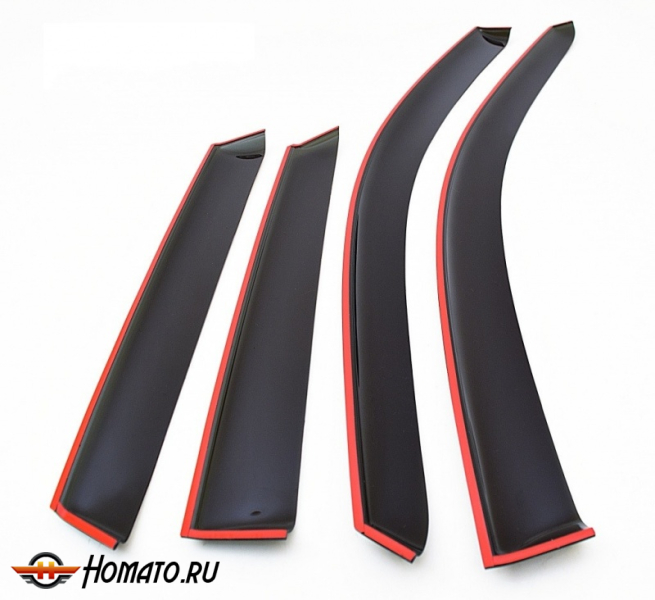 Дефлекторы на окна Ссангйонг Рекстон 2 2006-2012 | Delta