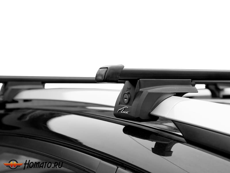 Багажник на крышу для Audi A6 Allroad C8 2019+ универсал | на рейлинги | LUX Классик и LUX Элегант