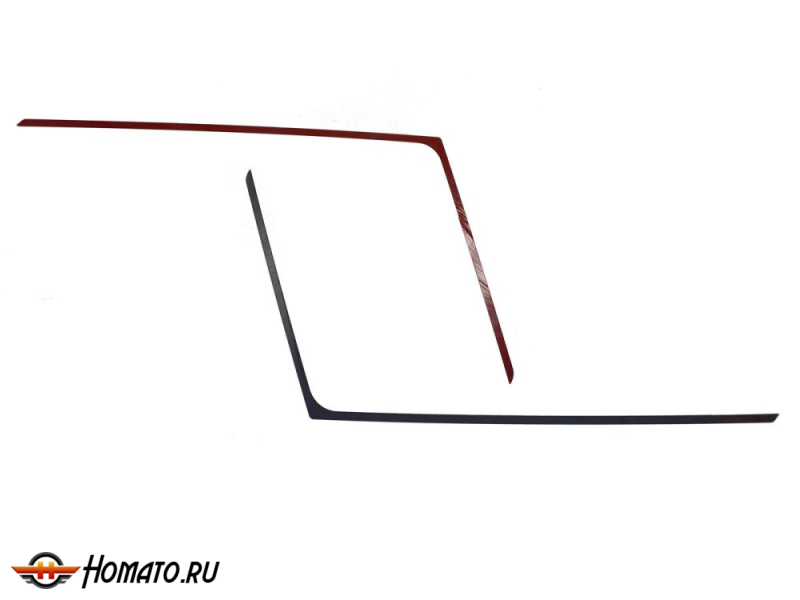 Накладки на передний бампер для Haval F7x 2023+ рестайл | 2 штуки, декор