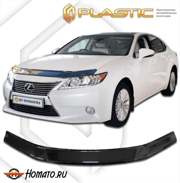 Дефлектор капота Lexus ES 2012-2015 | черный