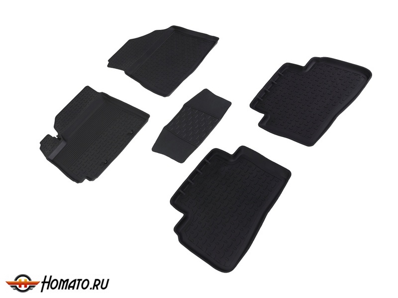 Резиновые коврики Hyundai Creta 2 2021+ | с высокими бортами | Seintex