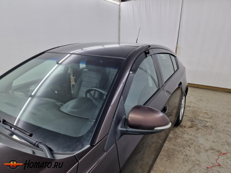 Премиум водостоки дефлекторы лобового стекла Шевроле Круз 2009-2015