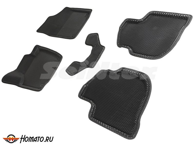 3D EVA коврики с бортами Skoda Rapid II 2020+ | Премиум