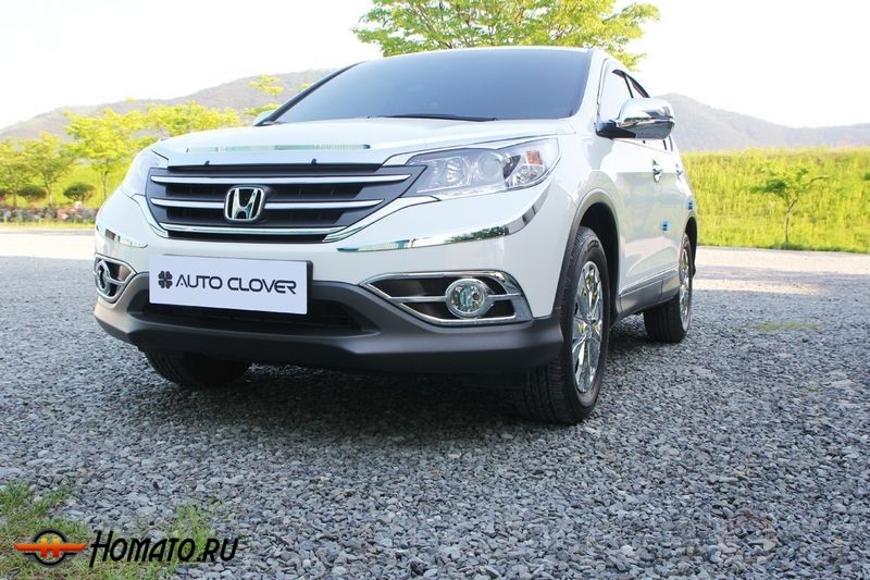 Хром дефлекторы окон Autoclover «Корея» для Honda CRV 4 2012+