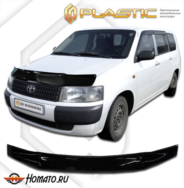 Дефлектор капота Toyota Probox 2002-2014 (NCP58-59G,NCP51V) | черный