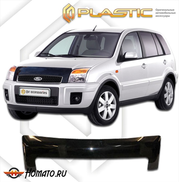 Дефлектор капота Ford Fusion 2004-2013 (CBK) | черный