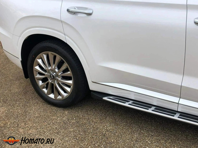 Пороги OEM для Hyundai Palisade 2 (LX3) 2025+ | версия 2