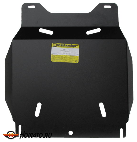 Защита картера Ford Ranger 2006-2011 | двигатель + передний дифференциал + КПП + радиатор + раздатка, 3 мм, сталь | MOTODOR | 10703