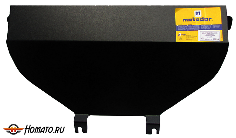 Защита картера Ford Explorer 2006-2010 | двигатель + передний дифференциал + КПП + радиатор + раздатка, 2 мм, сталь | MOTODOR | 00726