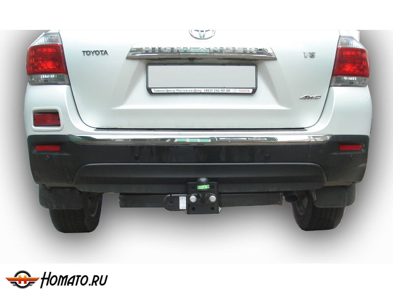 Фаркоп TOYOTA HIGHLANDER 2 2010-2013 | шар F - кованый | Лидер Плюс | T119-F