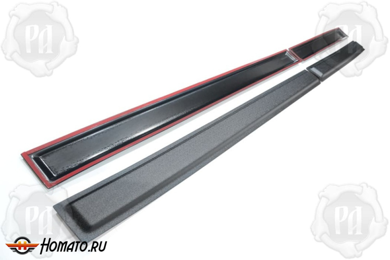 Молдинги на двери для Haval H9 2024+ | шагрень