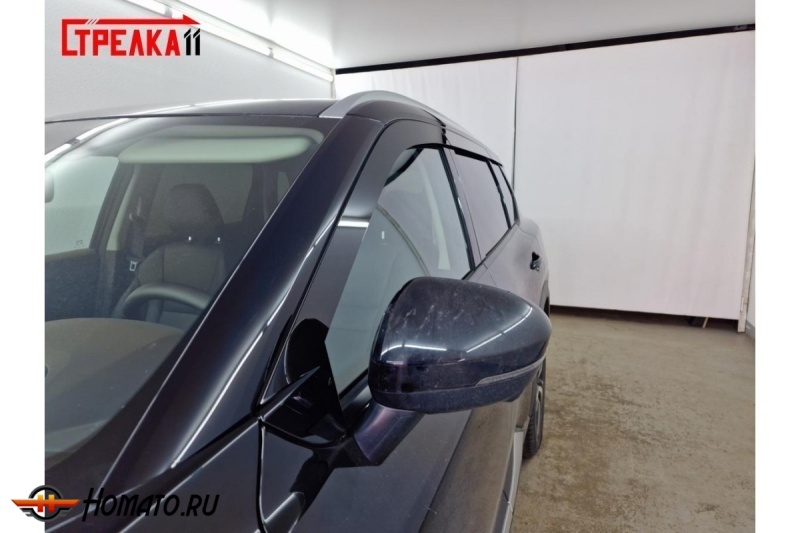 Дефлекторы Nissan X-Trail 4 (T33) 2023+ | премиум, плоские, 2D