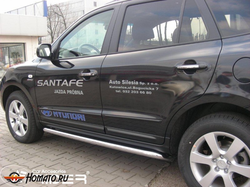 Боковые молдинги на двери для Hyundai Santa Fe 2006+/2010+ | Rider F-11