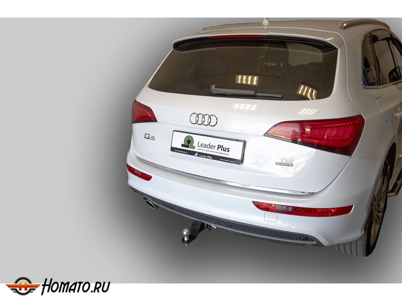 Фаркоп AUDI Q5 (8RB) 2008-2017 | шар E - под квадрат - быстросъемный | Лидер Плюс | A106-E