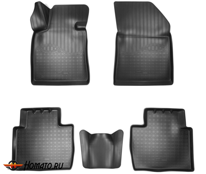 Коврики Peugeot 508 2 2018+/2023+ | полиуретановые, черные, Norplast