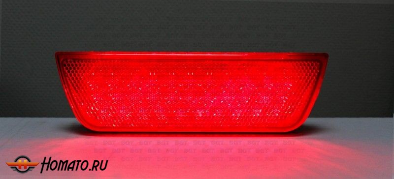Светодиодная вставка в задний бампер "Red" для Nissan Teana II «J32» «2008+»