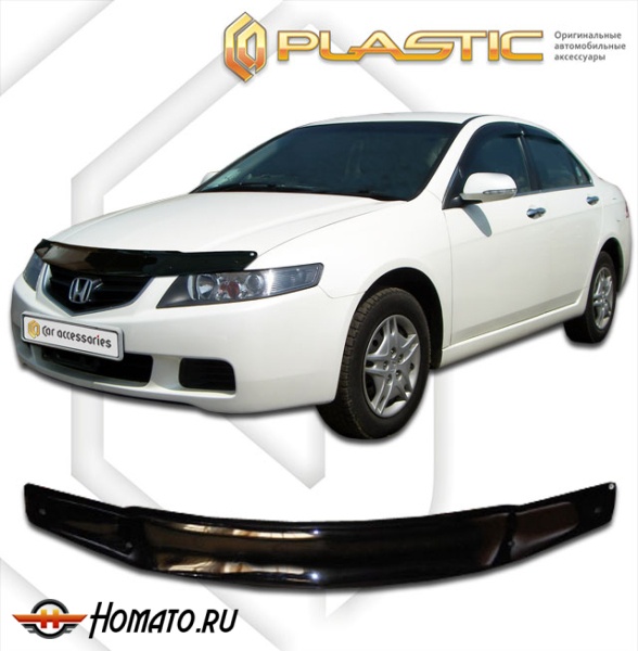 Дефлектор капота Honda Accord 7 2002-2008 | черный