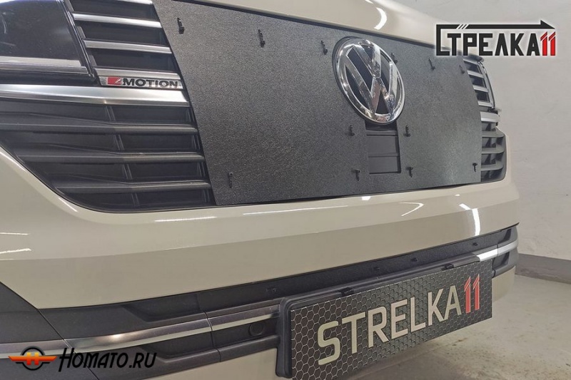 Зимняя защита радиатора Volkswagen T6.1 2020+ рестайлинг | на стяжках