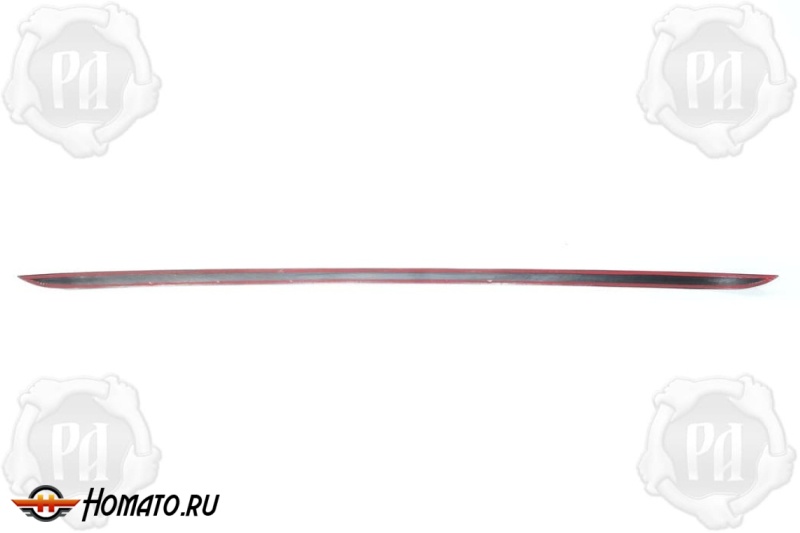 Накладка на кромку крышки багажника для Haval H7 2025+ | шагрень, со скотчем 3M