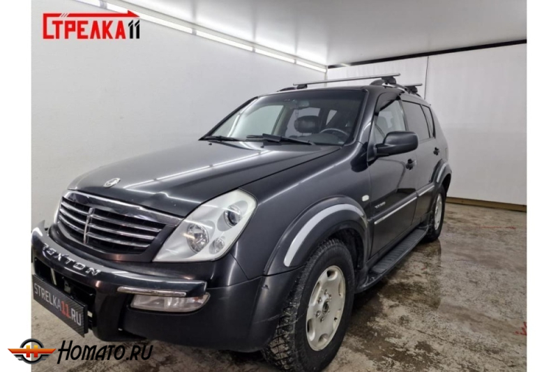 Дефлекторы SsangYong Rexton 1 2003-2007 | из 6 частей, премиум, плоские, 2D