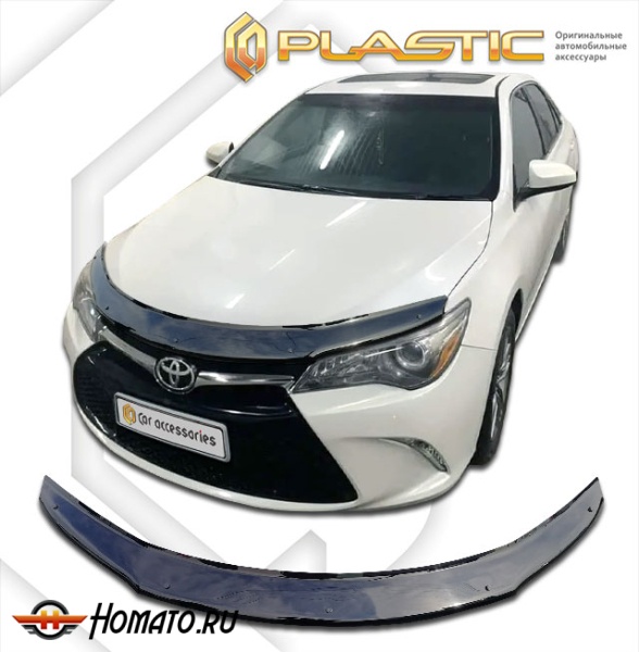 Дефлектор капота Toyota Camry 50 2014-2018 (Американская версия) | черный