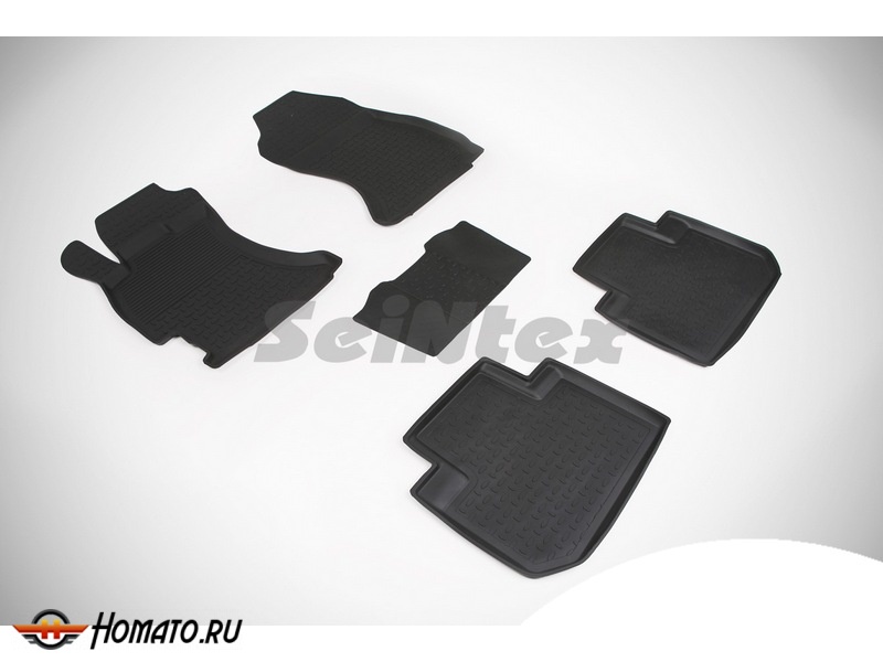 Резиновые коврики Subaru Forester IV 2012-2018 | с высокими бортами | Seintex