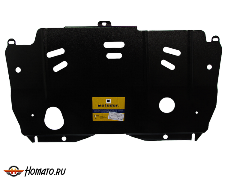 Защита картера Nissan Murano 2007-2010 | двигатель + КПП, 2 мм, сталь | MOTODOR | 01439