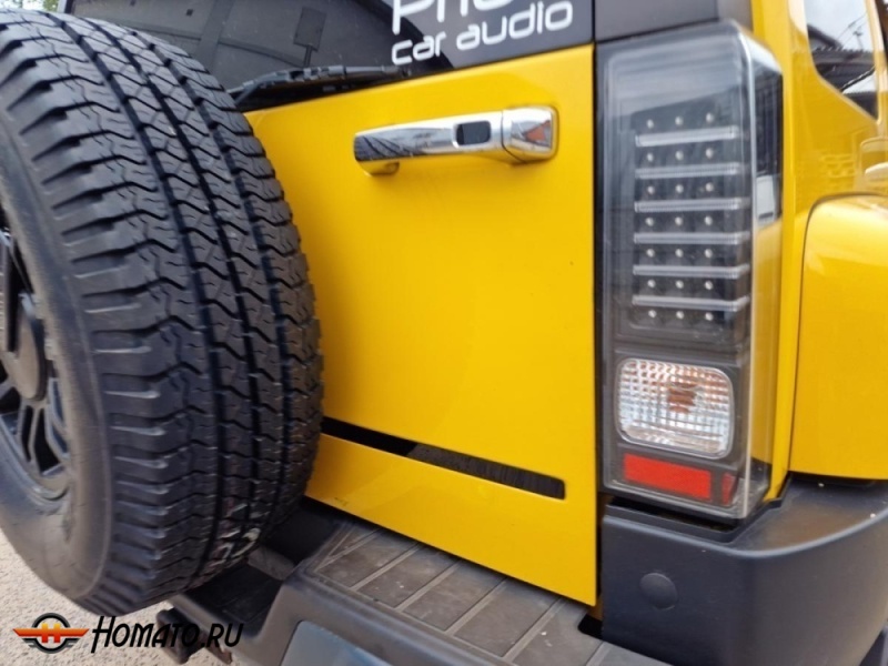 Накладка на крышку багажника для Хаммер Н3 | декор