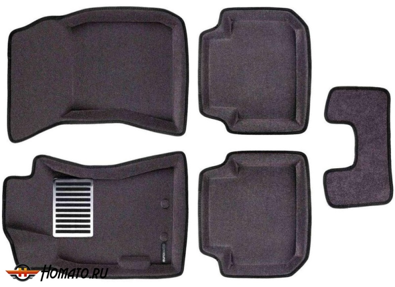 3D коврики для Субару Форестер 3 2008-2012 | LUX: 5 слоев