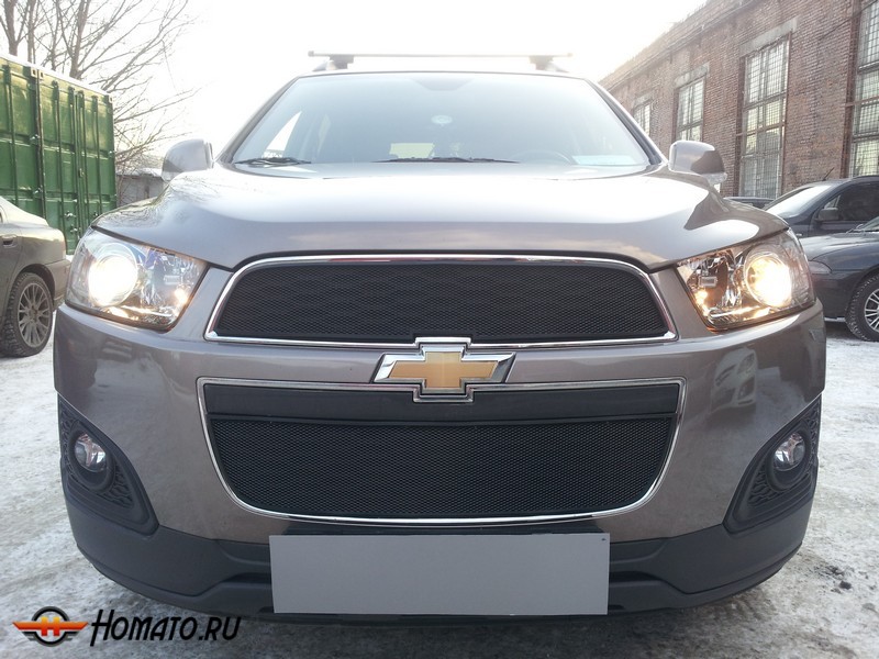 Защита радиатора для Chevrolet Captiva (2013-2018) 2-рестайл | Стандарт