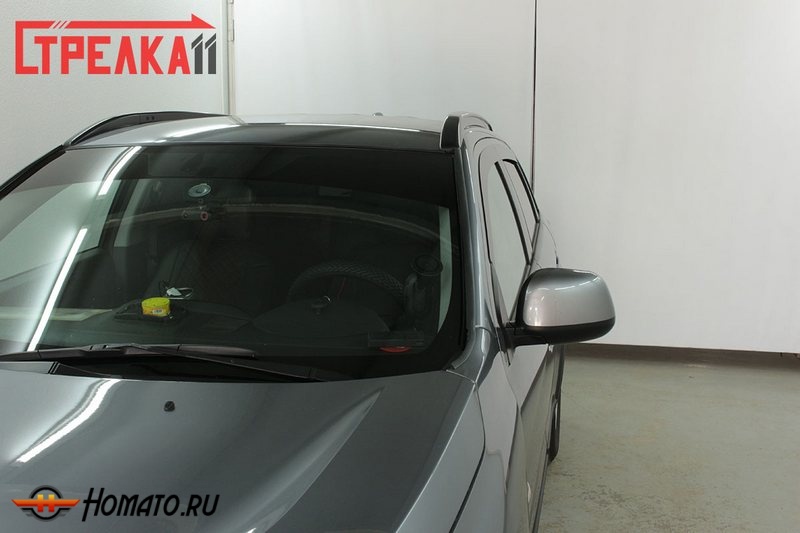 Дефлекторы Mitsubishi ASX 2010-2022 | премиум, плоские, 2D