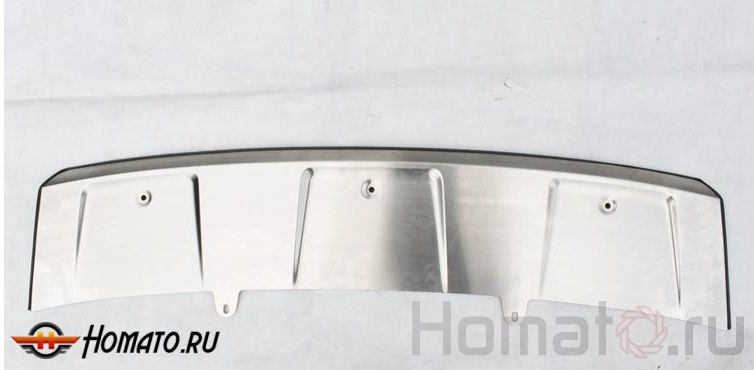 Комплект накладок переднего и заднего бамперов, нерж. сталь. для AUDI Q3 "11-