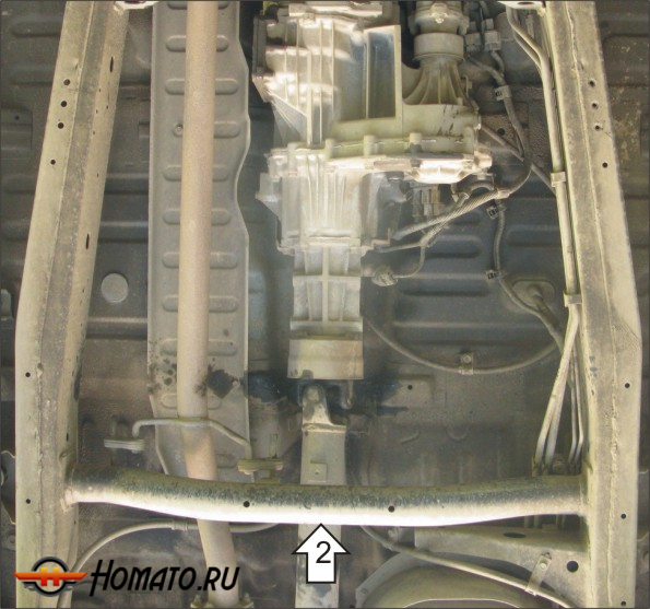 Защита картера Mitsubishi L 200 2014-2015 | раздатка, 3 мм, сталь | MOTODOR | 11306