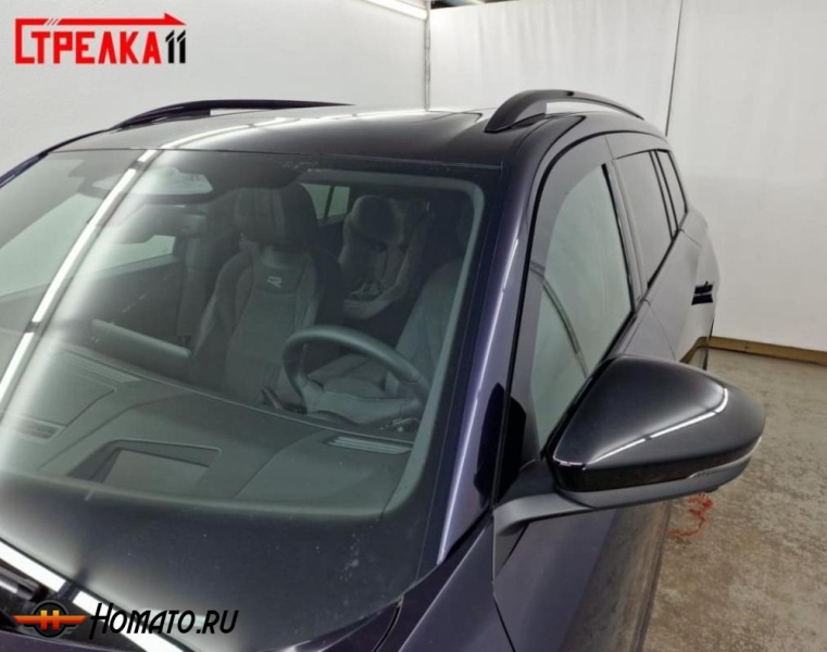 Премиум водостоки дефлекторы лобового стекла Volkswagen Teramont PRO