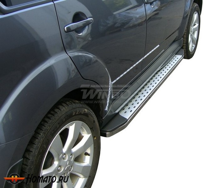 Подножки с кронштейнами на Mazda BT-50 2012+ | серия M16-82