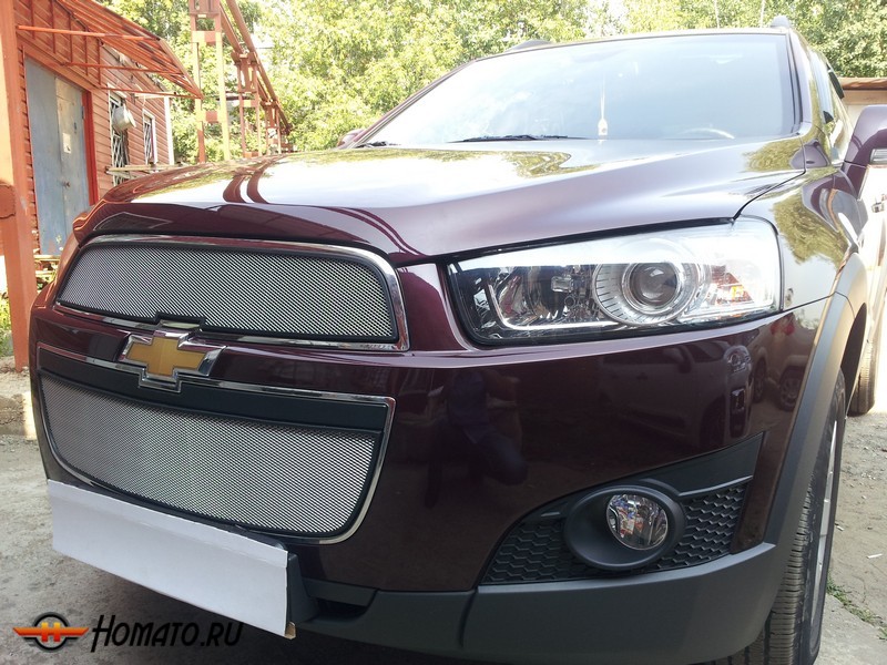 Защита радиатора для Chevrolet Captiva (2012-2013) 1-рестайл | Стандарт