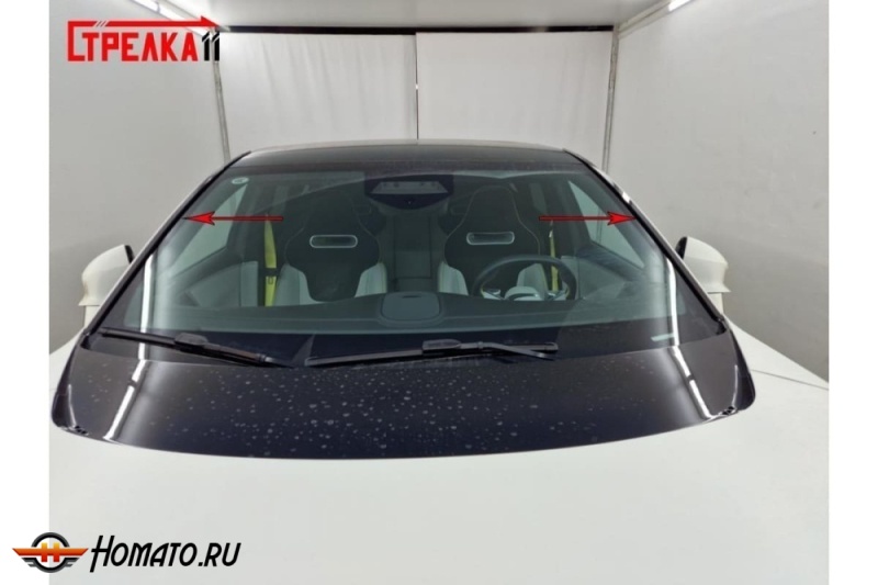 Премиум водостоки дефлекторы лобового стекла Аватр 11