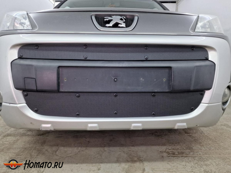 Защита радиатора для Peugeot Partner B9 (2008-2012) дорестайл | Стандарт