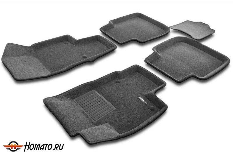 3D коврики для Volkswagen Tiguan L Pro 2024+ (Китай) | BUSINESS: 4 слоя