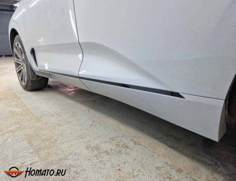 Накладки на низ дверей для Changan Uni-K | 4 штуки, декор