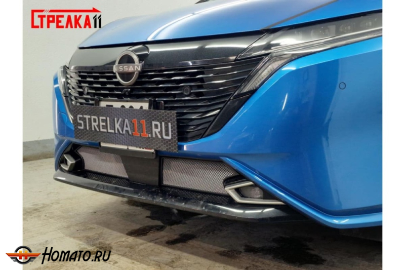 Защита радиатора для Ниссан Аура 2021-2024 дорестайл | Стандарт