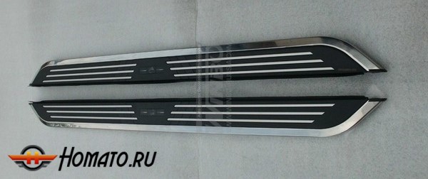 Подножки с кронштейнами на Peugeot 4008 2012+ | серия Fuga-67